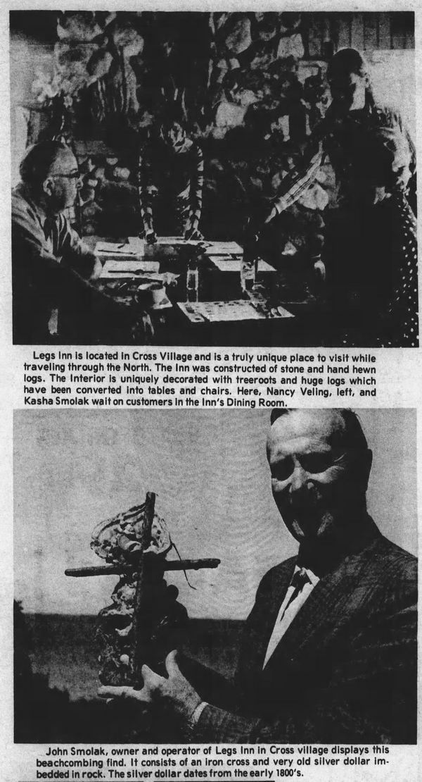 Legs Inn - Aug 26 1971 Article (newer photo)